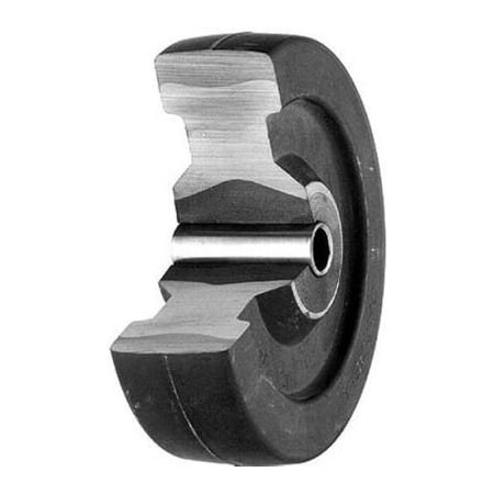Wheel Neoprene Rubber 2-1/2in Dia. 110 Lb. Cap.